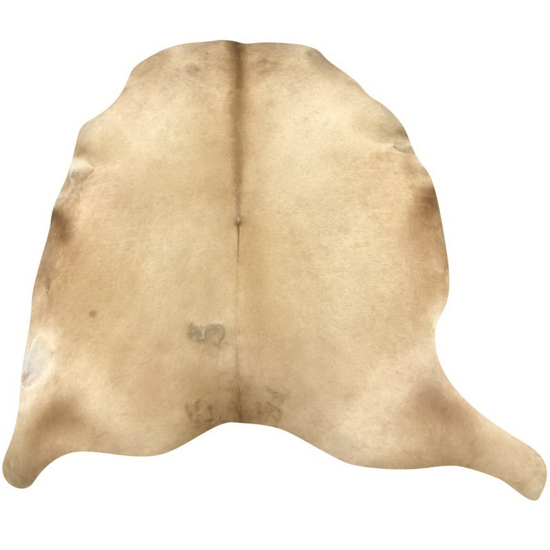 Arabel Cowhide Area Rug in Tan