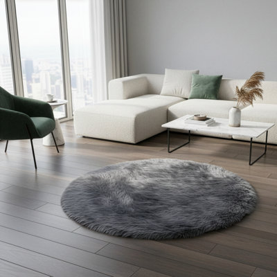 Hughey Faux Fur Indoor Rug