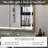 Bathroom Vanity Mirror Framed Led Bathroom Mirror Rectangle Lighted Wall Mounted Mirror Anti-Fog Dimmable 3 Frontlit (Horizontal/Vertical)-915069757-915069756