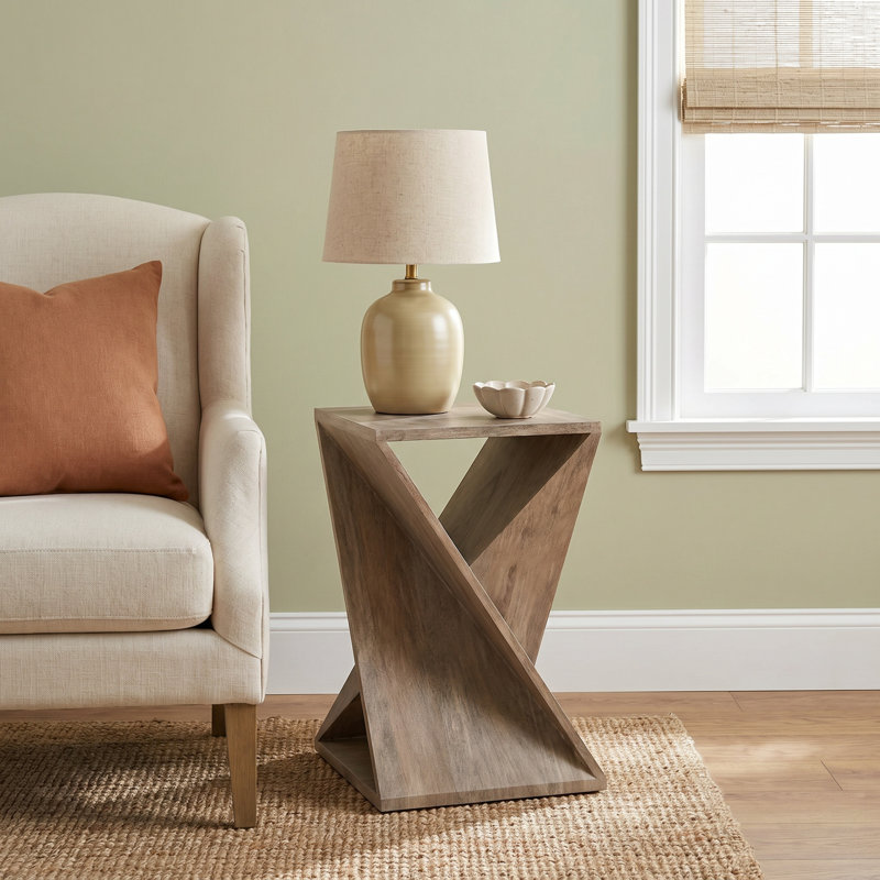 Pankow Solid Wood End Table