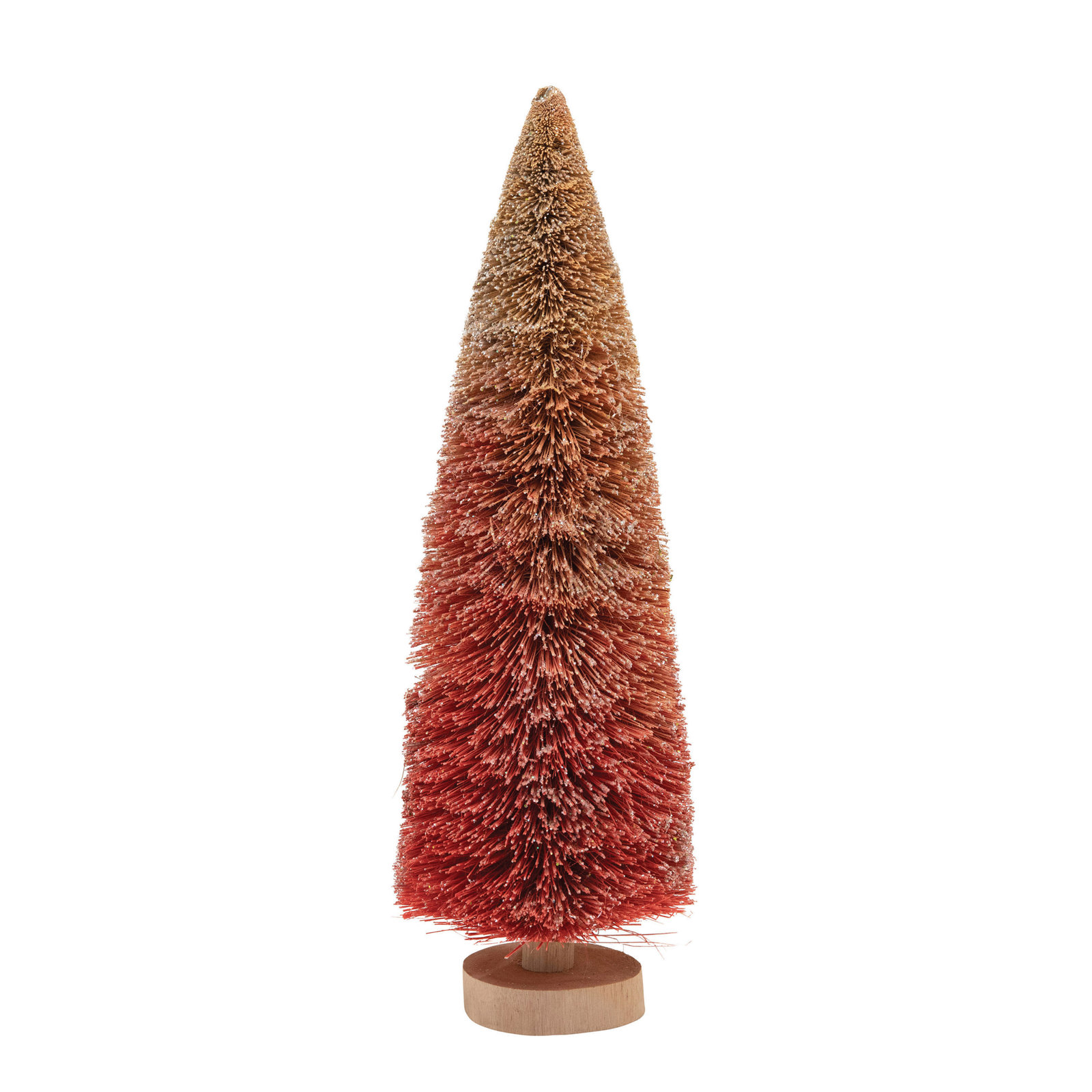 Christmas Tabletop Tree, 16.5" H x 4.75" W x 4.75" D, Pink Ombre