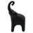 Gaener Stoneware and Ceramic Elephant Figurine with Glam Style - Modern Decorative Animal Sculpture Decor Accent-1162386820-1162386821