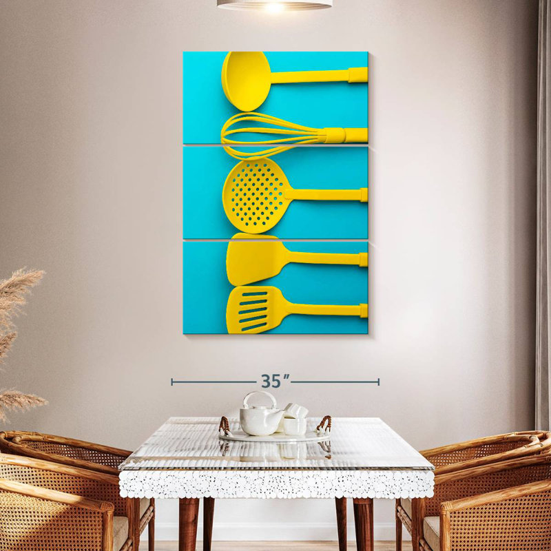Senne Yellow Kitchen Tools, 38" H x 24" W