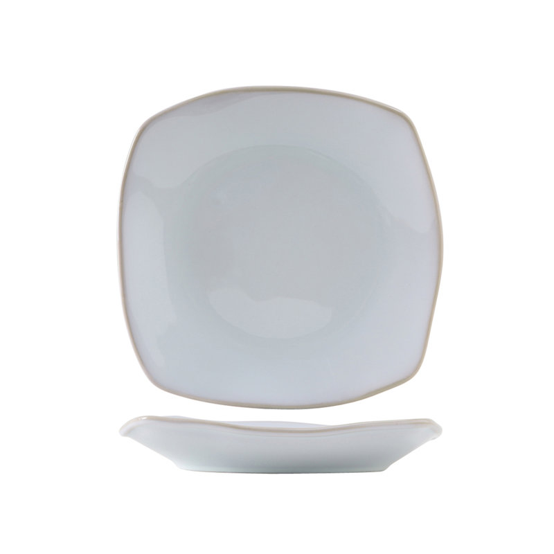 Tuxton Artisan Ceramic Pasta Dish, Agave White