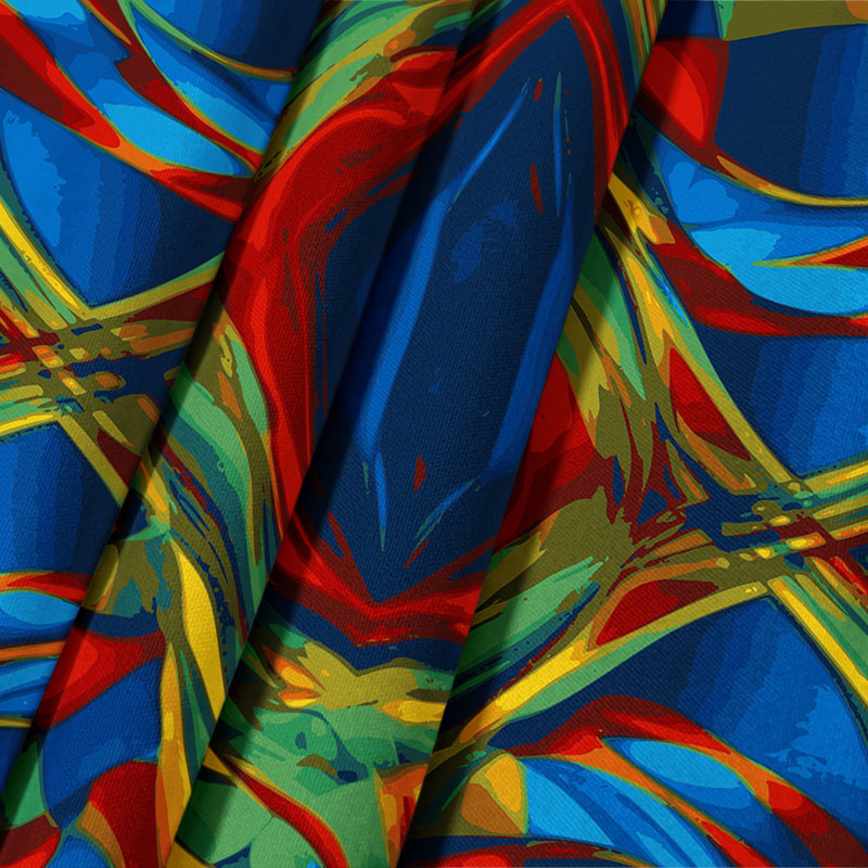 Tapisserie murale Op Art 44, 26 po x 36 po