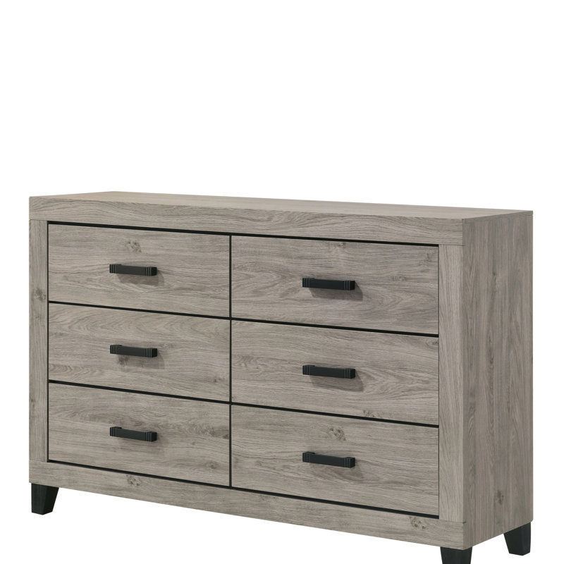 Commode à finition gris clair (commode)