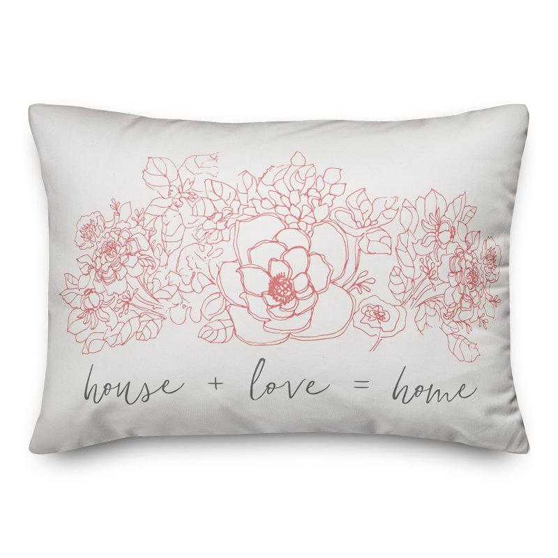 Housse de coussin rectangulaire et insert