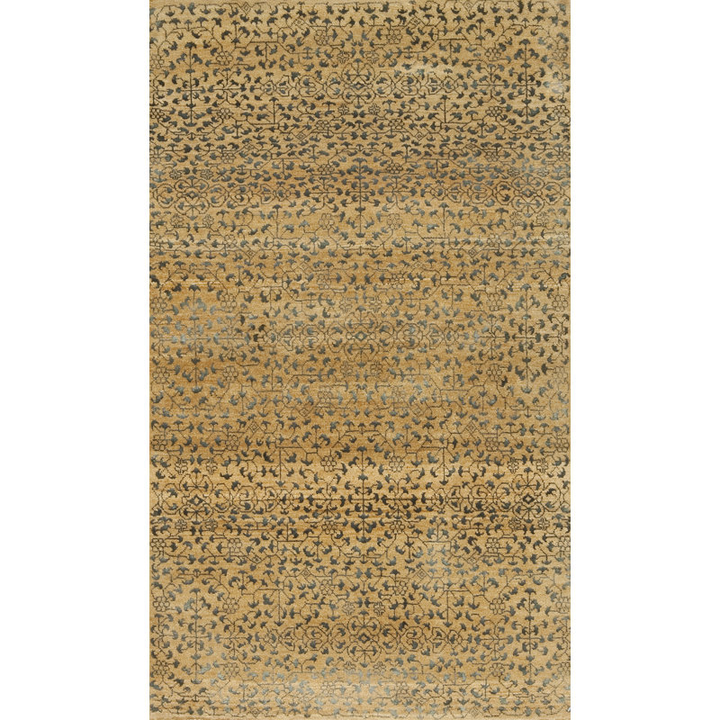 Manhattan Reserve Wool & Silk One-of-a-Kind 3.0 X 5.0 Hand Knotted Area Rug