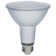 12 Watt Econo LED PAR30LN Bulb Medium Base; 120-277 Volt Silver Finish