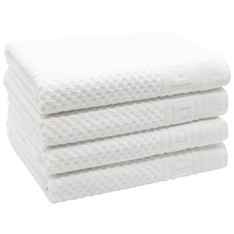 Midweight Bath Towel, White
