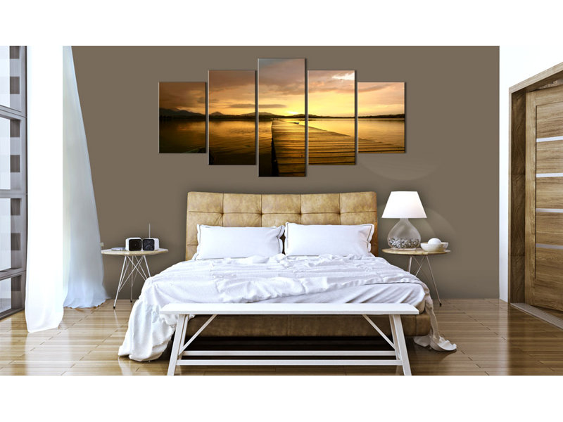 5 Piece No Frame Print on Canvas, 100 cm x 50 cm