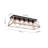 5 - Light Farmhouse Open Cage Rectangular Flush Ceiling Light-307081011
