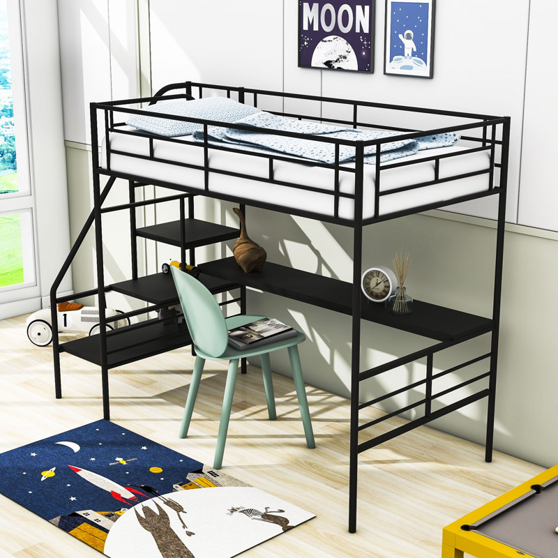 Jianglin Kids Twin Loft Bed