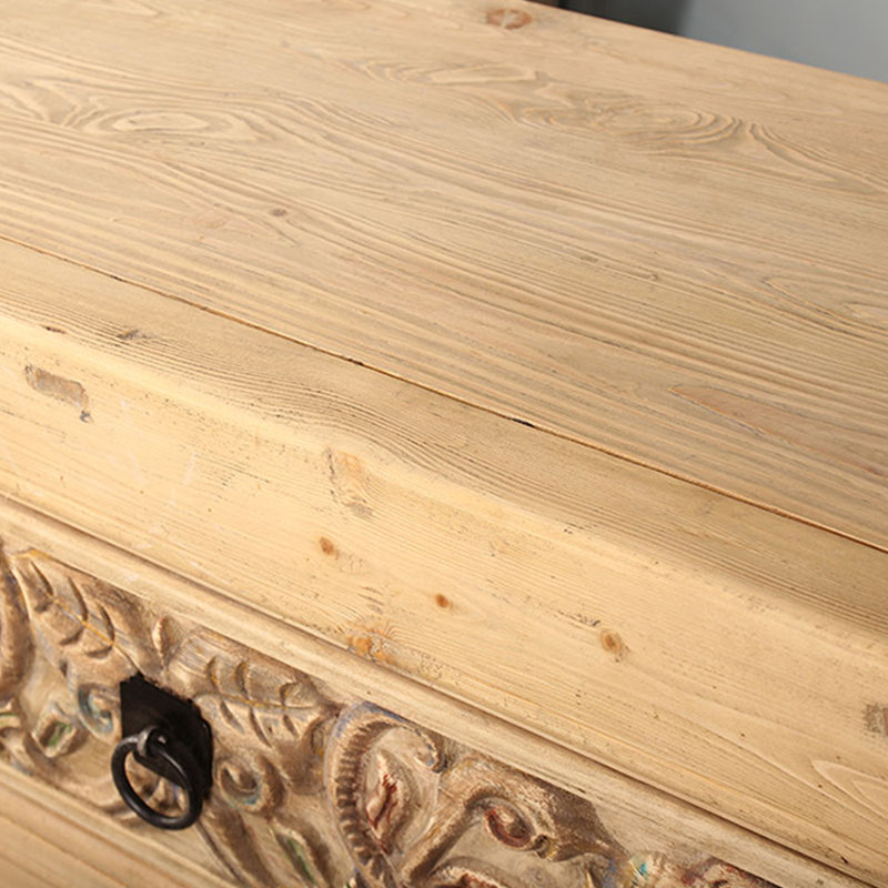 Armoire d'entrée en bois de pin