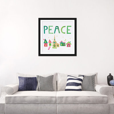 « christmas collage iv », art textuel sur toile