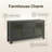 54-inch Buffet Sideboard with 2 Glass Doors & 3 Drawers, Coffee Bar & TV Stand for Living Room-1560730604