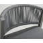 Tabourets de bar d'extérieur en corde de patio avec repose-pieds et structure en aluminium-1932499082