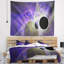 Tapisserie abstraite avec ailes d'ange bleu fractal-28496941