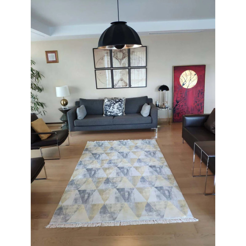 Tapis Masanao avec envers antidérapant, Rectangle 5 pi 11 po x 6 pi 7 po