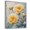 Hiver pivoines dans la prairie givrée I - pivoines, art mural