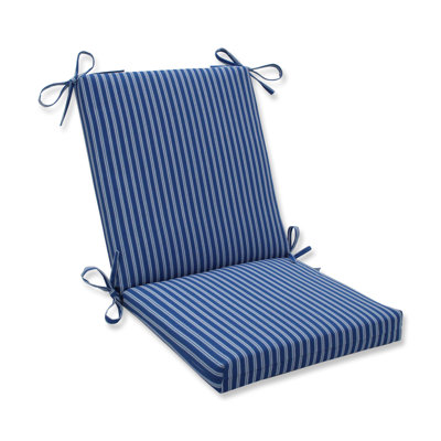 Coussin de chaise d’intérieur/d’extérieur à rayures Horne
