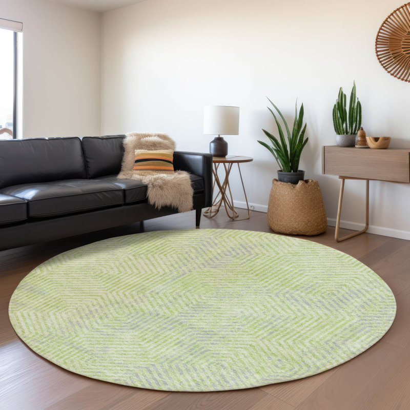 Tapis intérieur / extérieur Maliana, Rond 8 pi