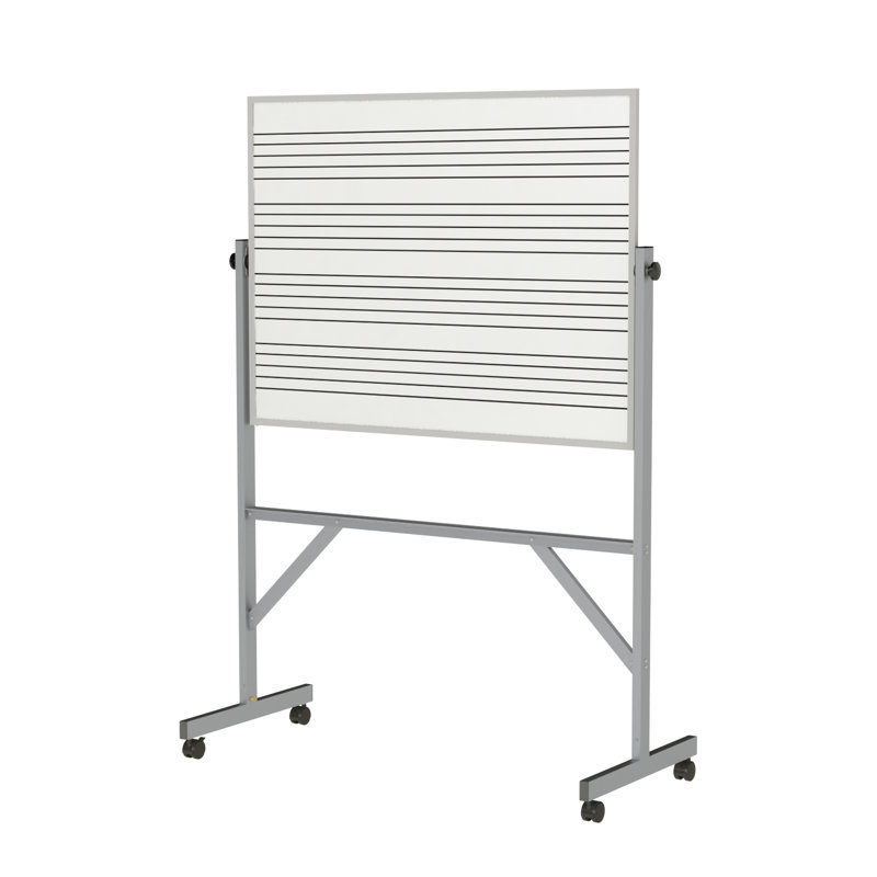 Tableau blanc amovible magnétique, H 36 po x l 48 po