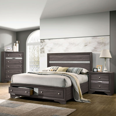 Sana Solid Wood Piece Bedroom Set