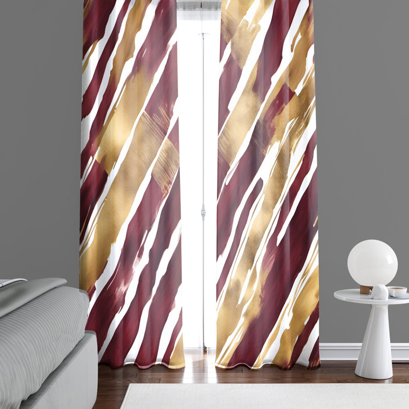 Semi Sheer Curtain Pair, 20" W x 61" L