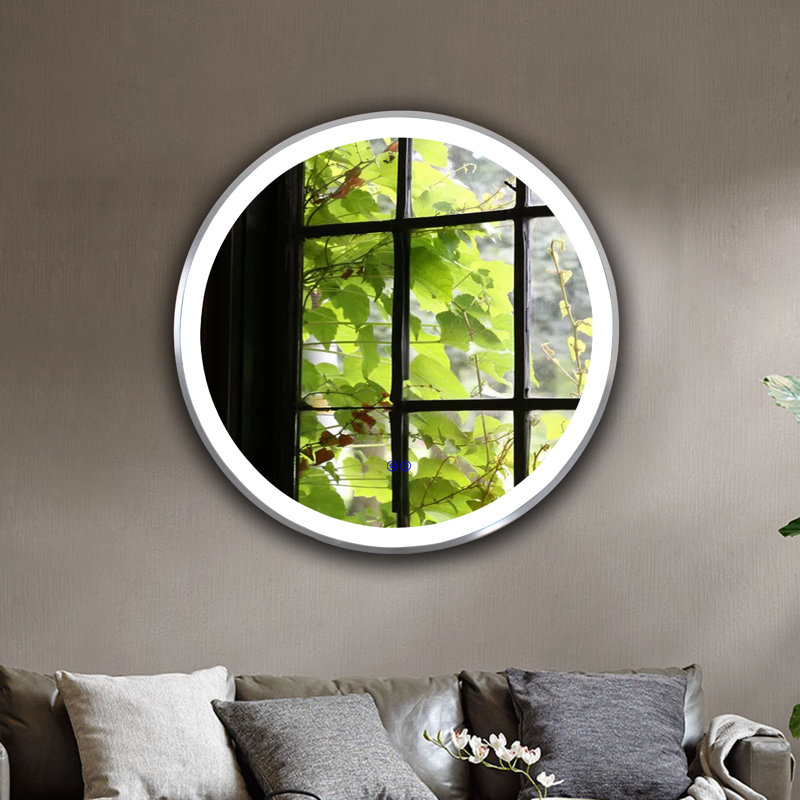 Miroir de salle de bain Bilol, 28 po x 28 po
