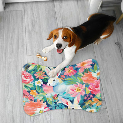 Tapis d'alimentation en forme d'os 1 pièce