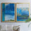 Bay Walk I - ensemble de 2 reproductions d'art sur toile encadrées-1230051704-1230051705