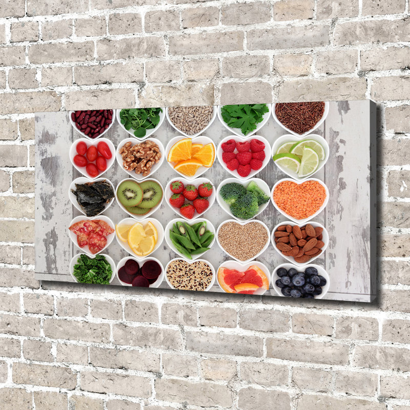 Healthy Food - Print, Canvas, 70cm H x 140cm W x 2cm D