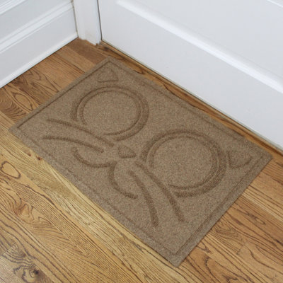 WaterHog® Kitty Face 12 in. x 18 in. Indoor Outdoor Cat Bowl Feeder Mat