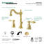 Robinet de salle de bain espacé Kingston-11174828