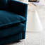 Chenille deux avec un canapé modulaire en bois bleu, éponge et bois