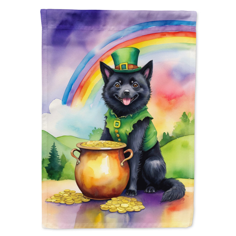 Drapeau double face en polyester H 40 po x l 28 po St Patrick's Day House