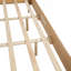 Très grand lit en bois avec tête de lit tapissier de style piano, lit en bois avec cadre de lit renforcé, blé-1455078937