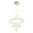 Ridleigh Modern LED Chandelier Crystal Chandelier Ceiling Mount Adjustable Height