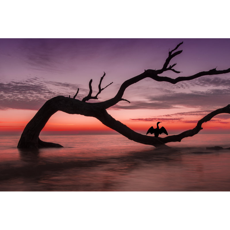 Sunset Beach by PHBurchett - Photograph, 61cm H x 91cm W, Wrapped Canvas