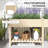 Raised Garden Bed, Wood Garden Box with Bottom Shelf-1408921662