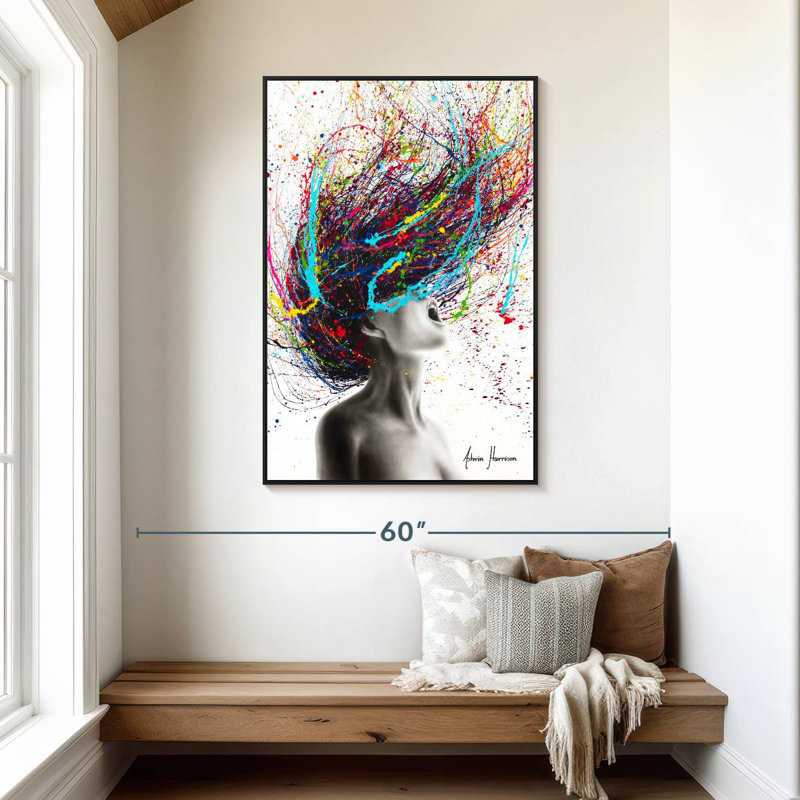 The Edge, Cadre flottant noir, 31 po x 46 po