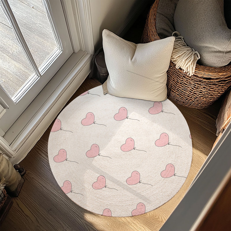 Heartfelt Simple Patterns Braided Rug, Round 5'