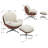 Jocelynne Upholstered Swivel Club Chair with Ottoman-105480019