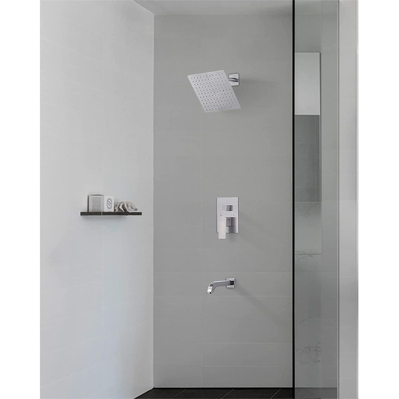 Système de douche complet, Nickel brossé