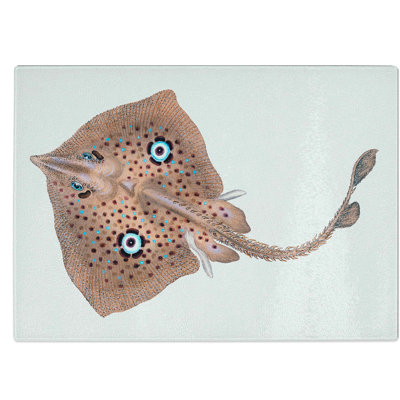 Tempered Glass Ray Chopping Board
