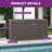 Balconera 100 Gallons Lockable Resin Deck Box-107332795