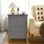 Dulles 48cm W Manufactured Wood Bedside Table-1942630314