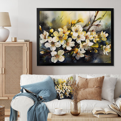 Mélodie du pommier Rozine sur toile