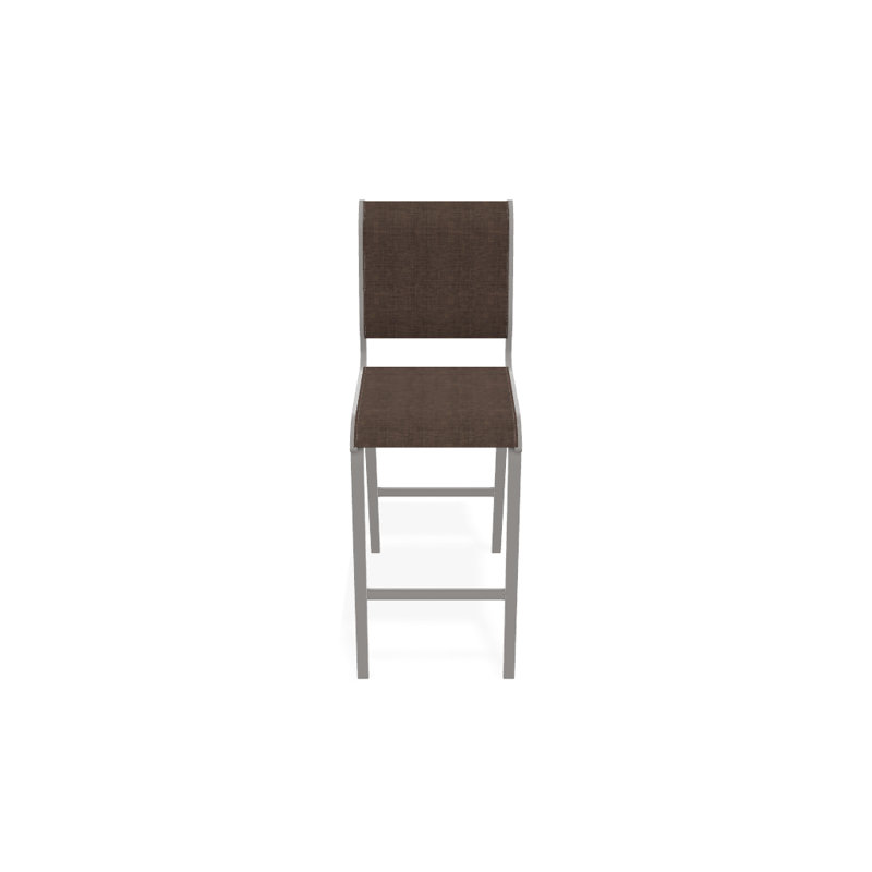 Tabouret de bar 29,5 po Holna, Moka Sunbrella®, Gris chaleureux texturé